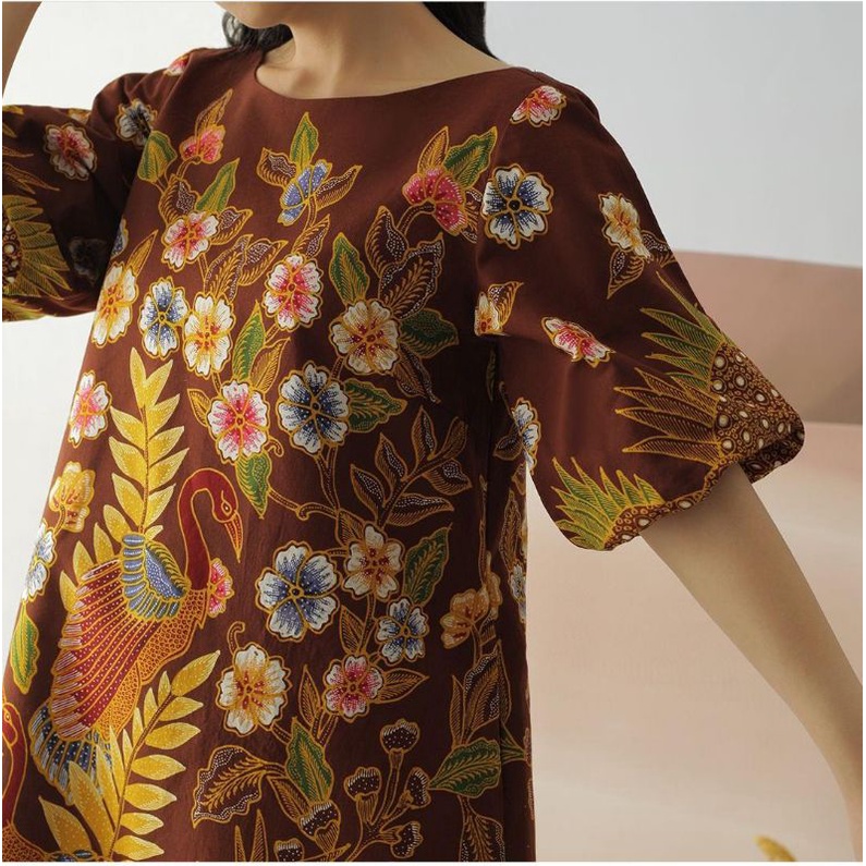 Batik Carob Brown Multicolor