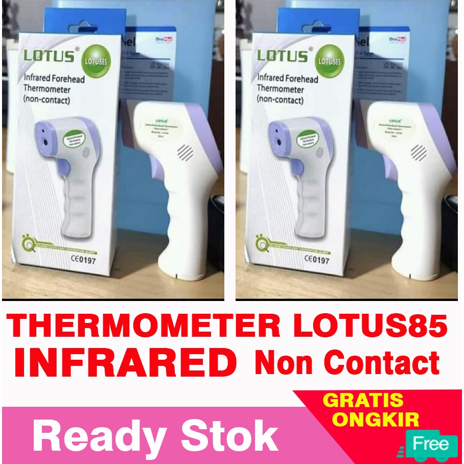 [FREE ONGKIR] LOTUS 85 Thermometer Termometer Infrared Digital Non Contact Tembak Suhu Badan