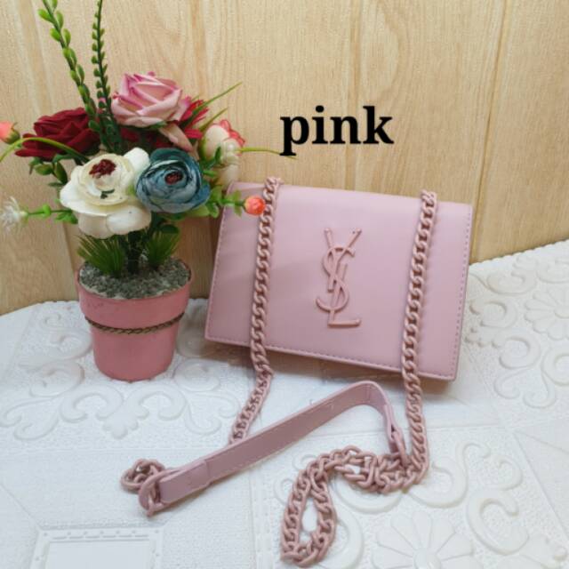 Tas selempang import Y-S-L wanita uk 18 x 13 x 6 / tas import wanita sling bag