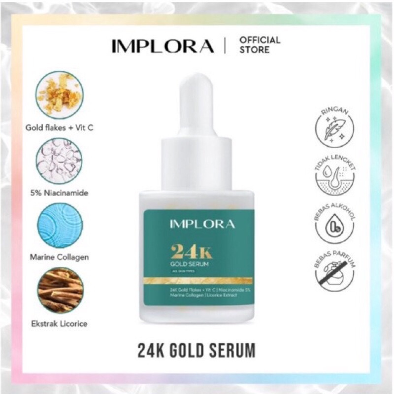 IMPLORA 24K GOLD SERUM 20ml