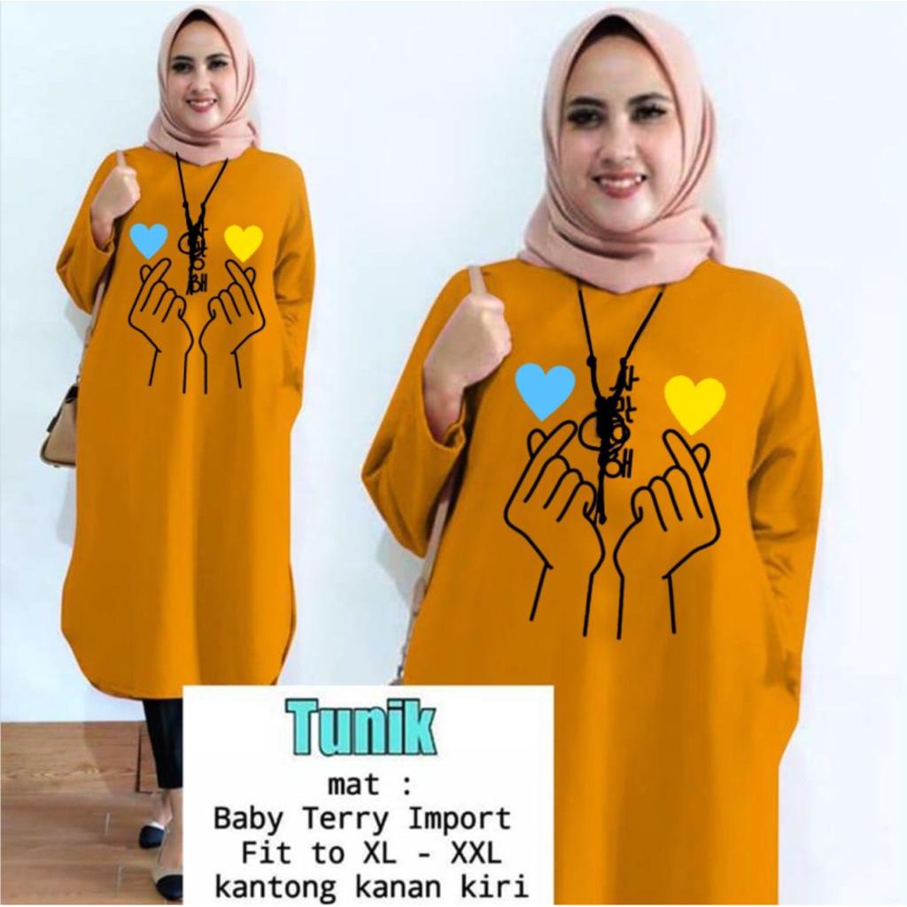 TUNIK SARANGHAE /TUNIK KEREN/ TUNIK MAMACHI / TUNIK POLOS/ TUNIK CEWEK / TUNIK MUSLIM