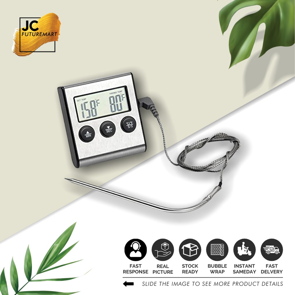 TERMOMETER KOPI - MASAK - MINYAK KABEL ALARM | FOOD THERMOMETER TP700