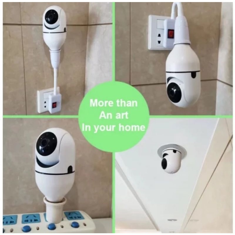 ICSEE Smart IP Camera 8MP / Bentuk bohlam CCTV IPCAM