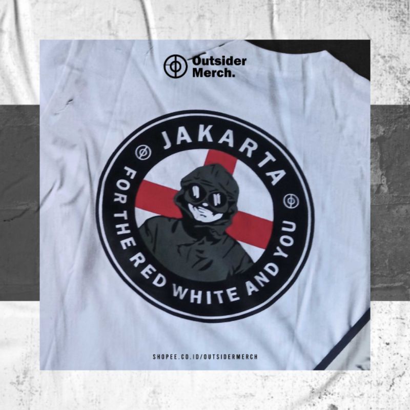 T-Shirt Kaos Casual Jakarta Football Casual Persija Jakarta