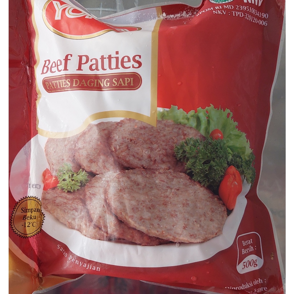 

YONA BEEF PATTIES 500g (DAGING BURGER)