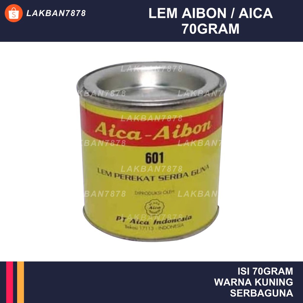 

LEM AIBON LEM AICA AIBON 70 GRAM LEM KUNING SERBAGUNA