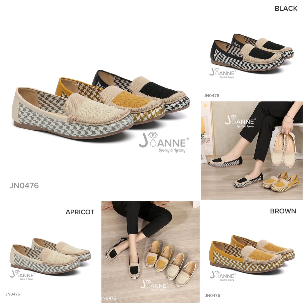 JOANNE Comfy Loafers Shoes #JN0476 ORIGINAL