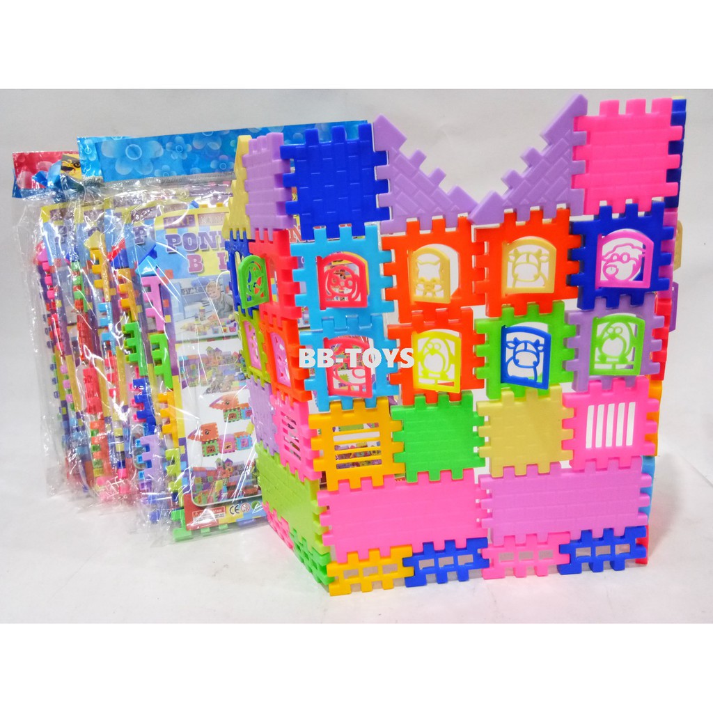 Mainan Block Rumah - Block Pondok Indah - 44pcs