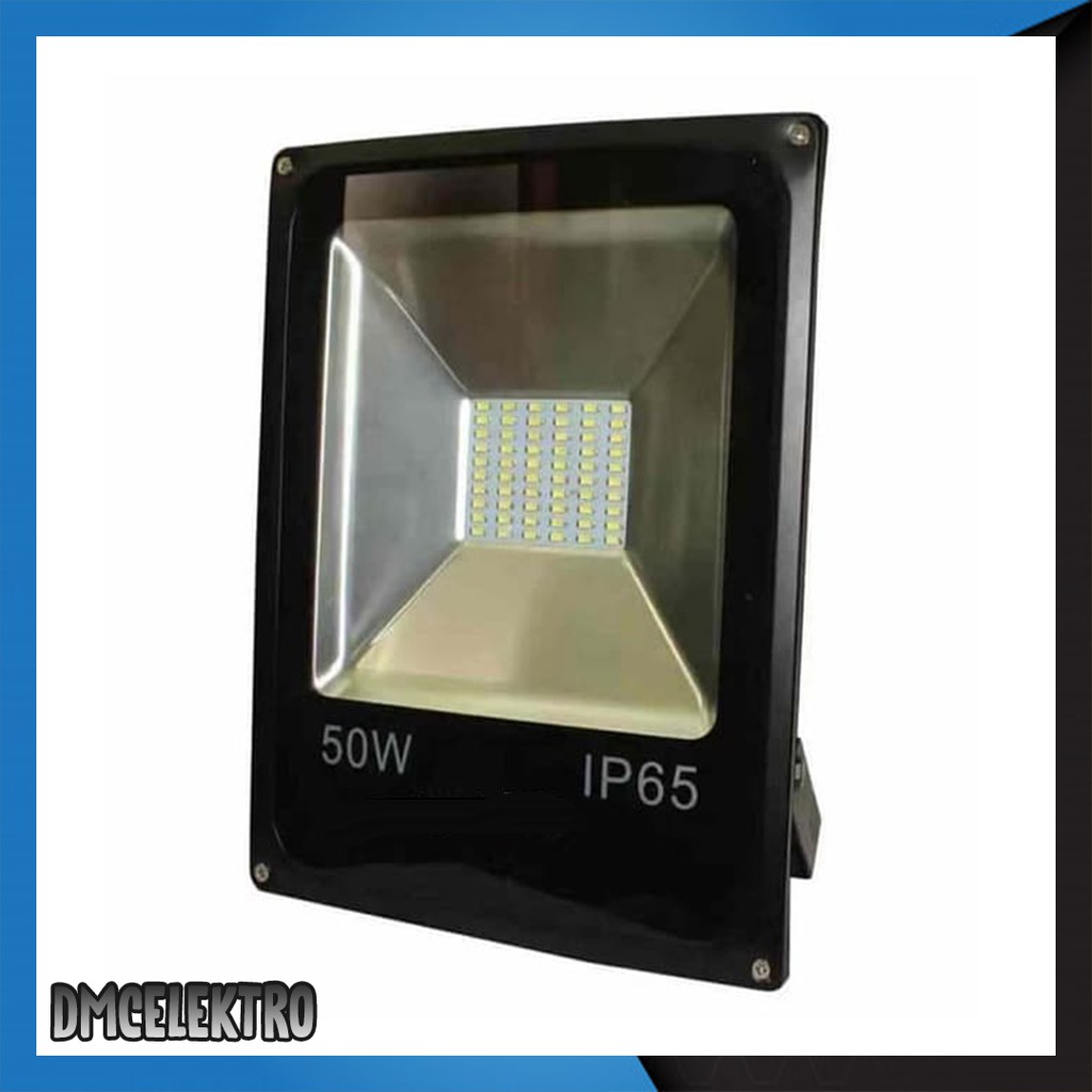 Lampu Sorot LED ( Flood Light ) 50 Watt - Putih / Lampu Taman / Lampu super terang / Lampu emergecy