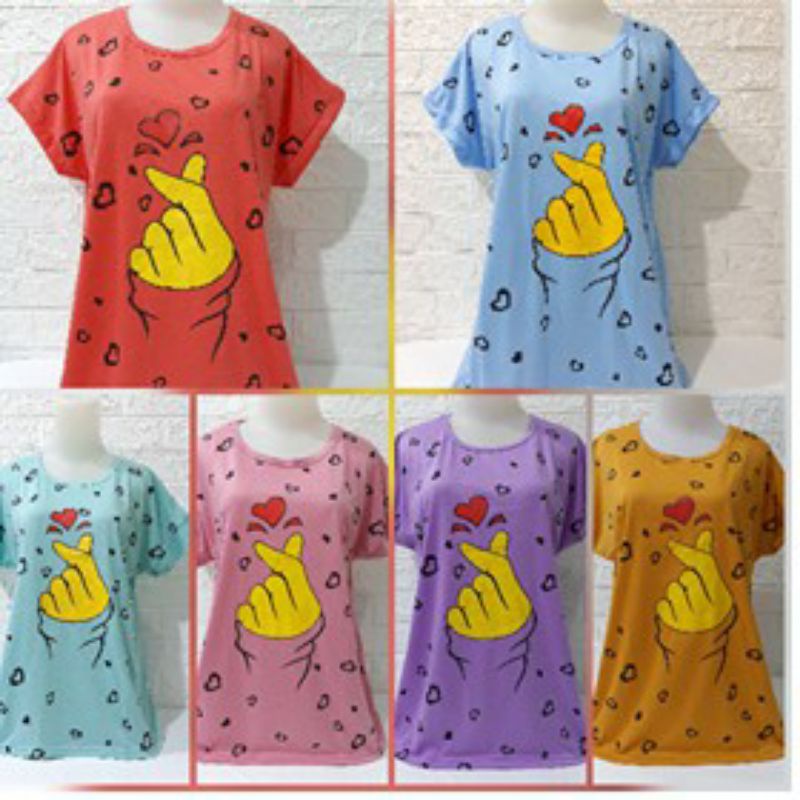 Kaos jumbo wanita | Bigsize wanita | kaos sehari hari jumbo