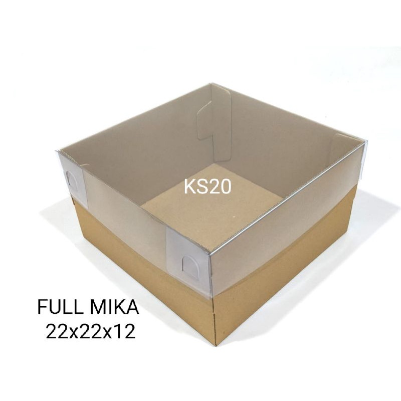 

FULL MIKA 22x22x12 UTK HAMPERS CHIFFON CAKE/TART/GIFT