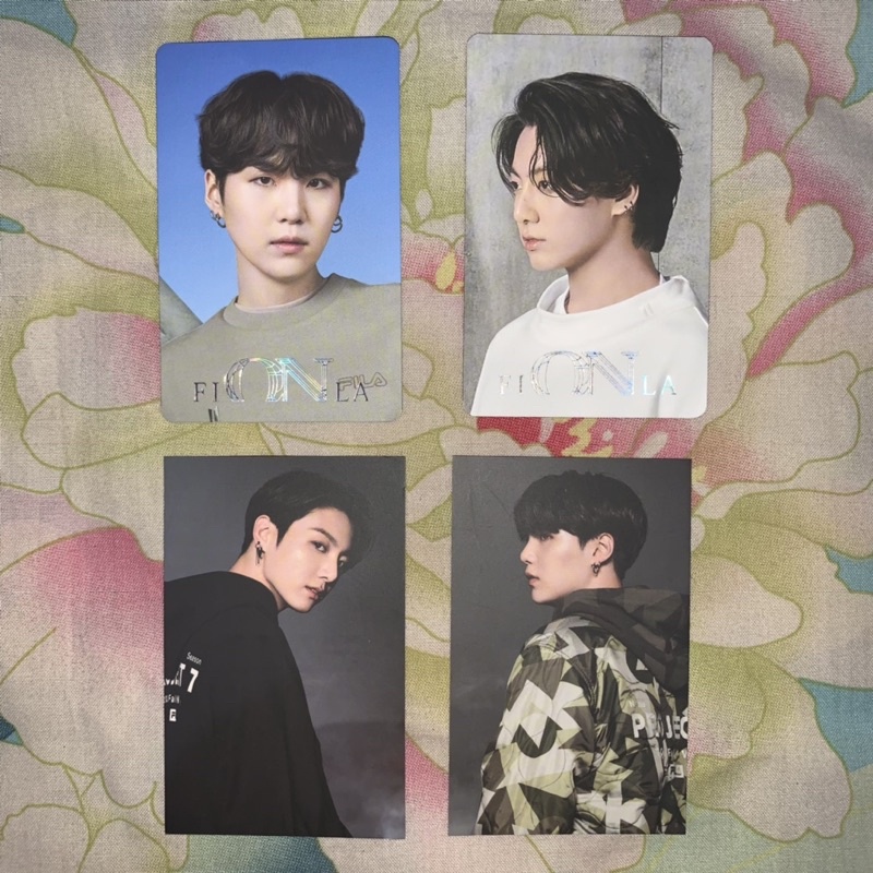 [NEW READY STOCK] OFFICIAL BTS x FILA PHOTOCARD PC JUNGKOOK SUGA