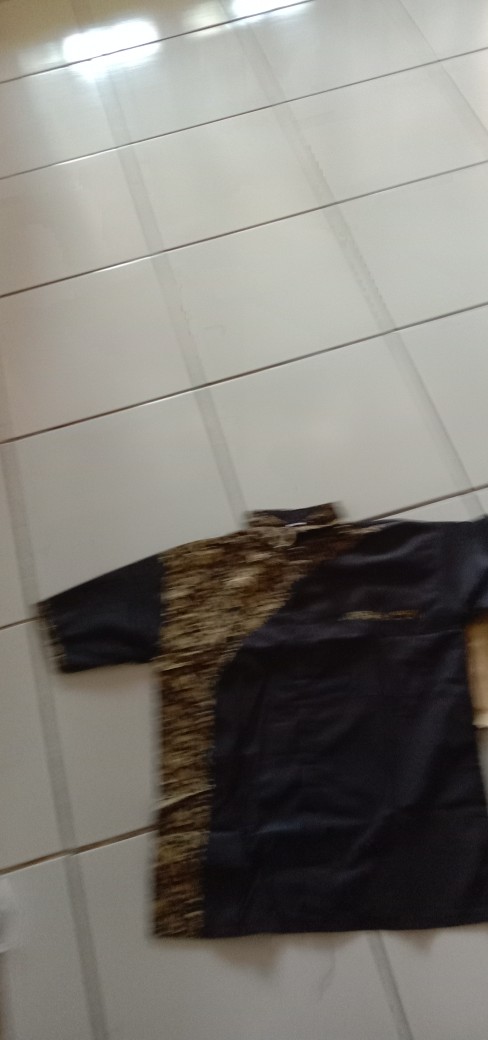 Murah Batik Kemeja Hem Pria Motif Prada Kombinasi Merah Baju Kantor Seragam Alkhalis