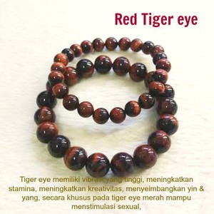 GELANG RED TIGER EYE - 6MM