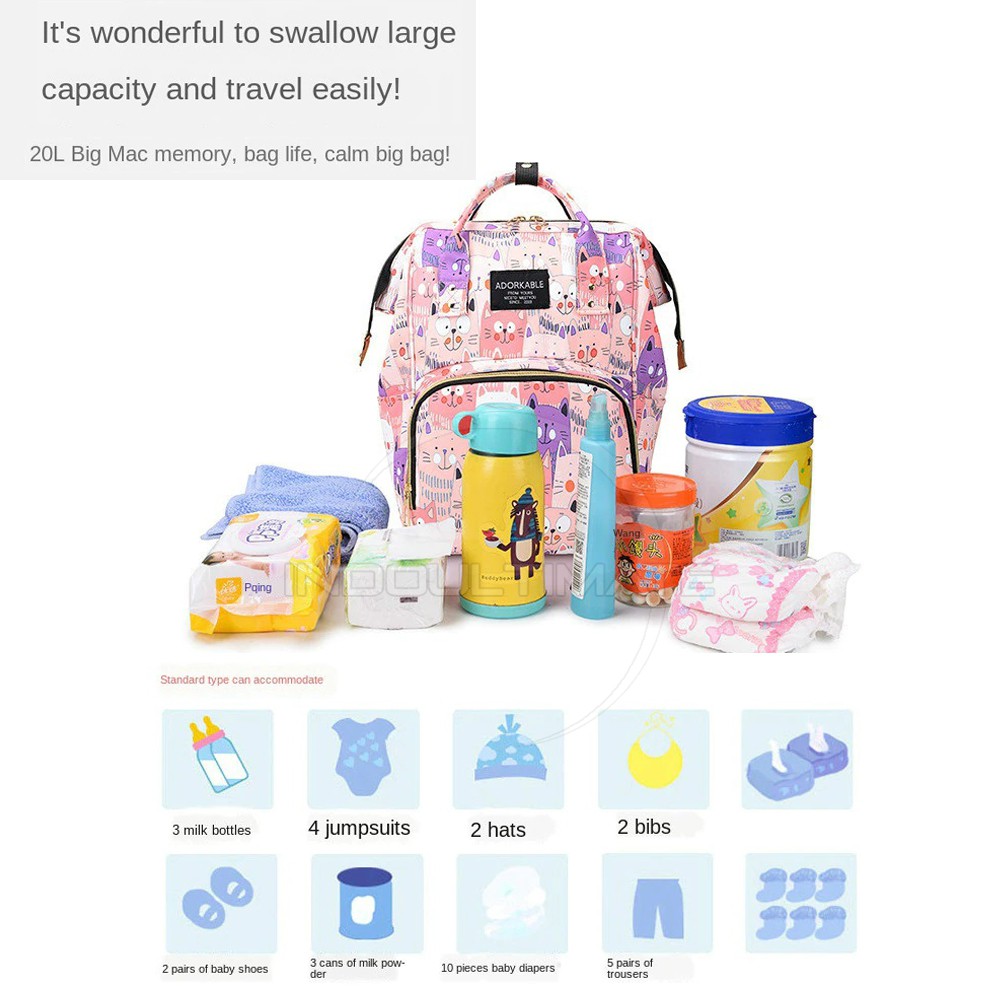 Mommy Bag WATER RESISTANT Motif CC-794 Tas Bayi Ransel Besar Tas Popok Bayi Baby Kecil