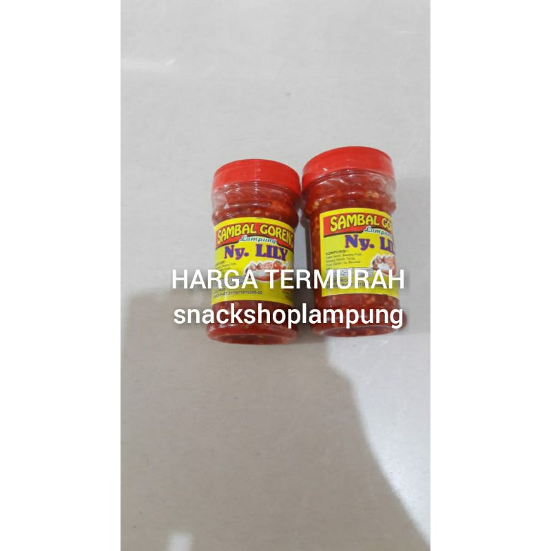 

TERMURAH Sambel Sambal Goreng & Sambel ijo Hijau Ny. Lily Asli Lampung Netto 150gr