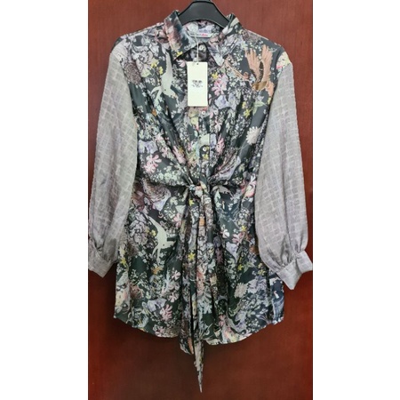 Wonderful Harmony Wrap Shirt Benang Jarum x Raisa