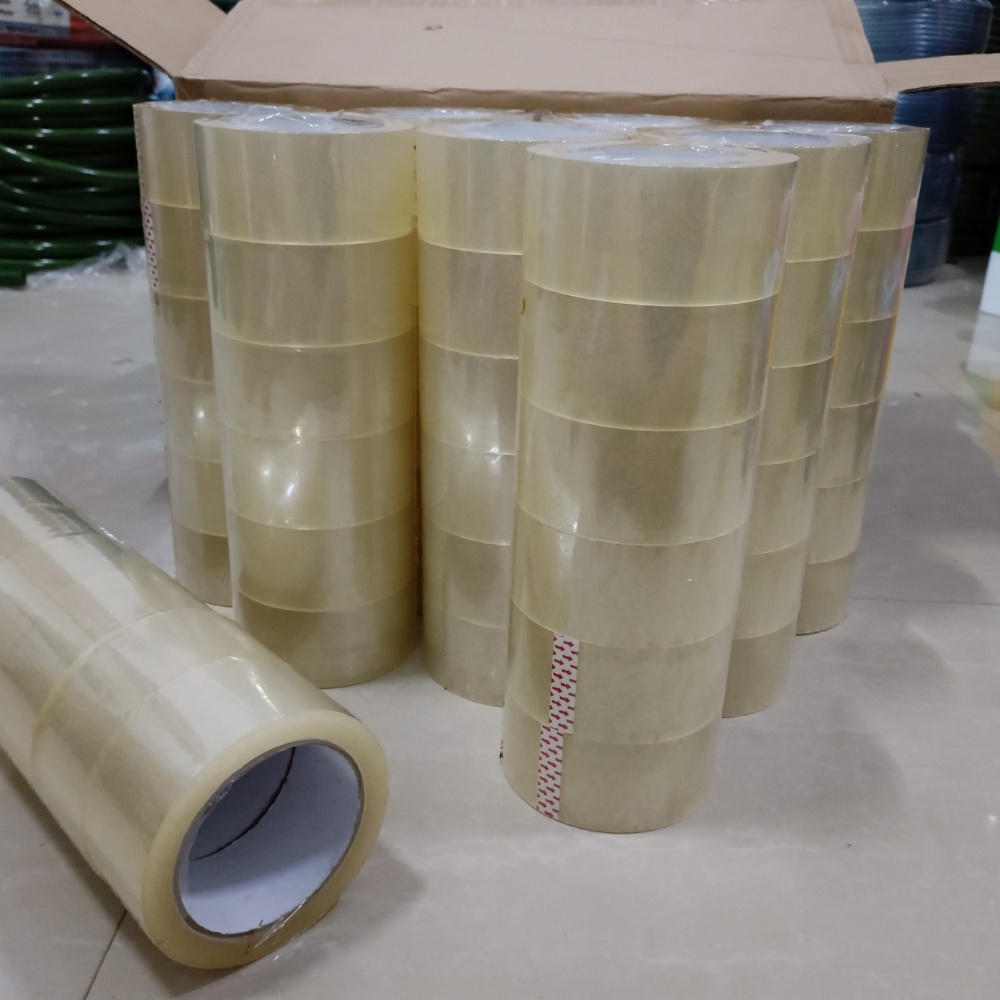 Lakban Bening 48mm x 90 Yard  - Solasi Daya Super Lengket Multifungsi