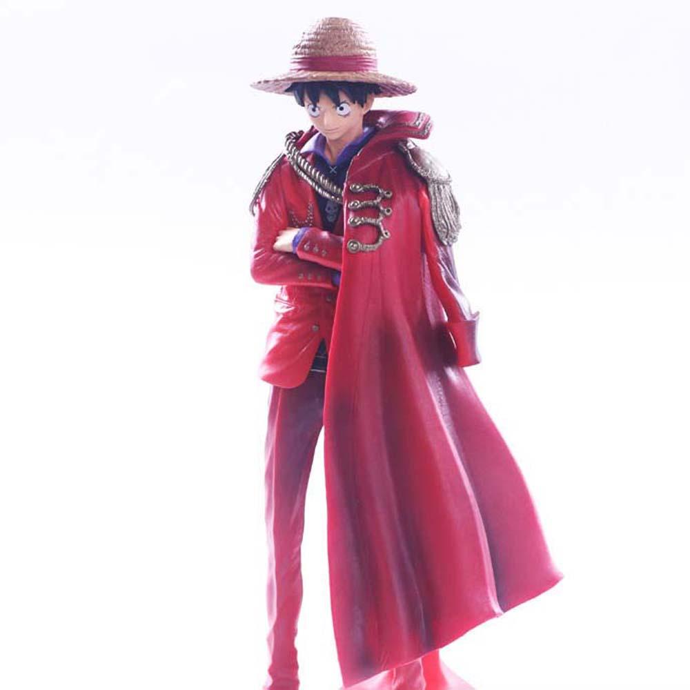 [Elegan] Luffy Figure Anime PVC The Ultimate King Dekorasi Desktop Anniversary 20th Model Anime Angka Mainan