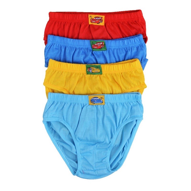 6 Pcs Cd Celana Dalam Anak Laki Laki Bahan Katun Adem / 6 Pcs Cd Celana Dalam Bokser Anak Cowok S-XL