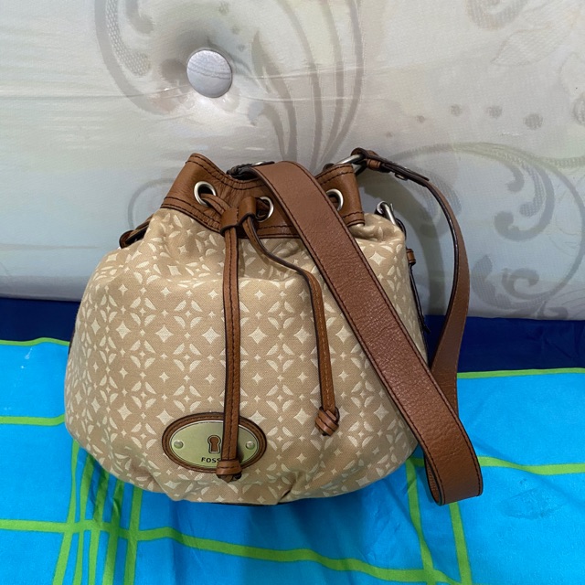 Salee Tas preloved fossil maddox light pecan