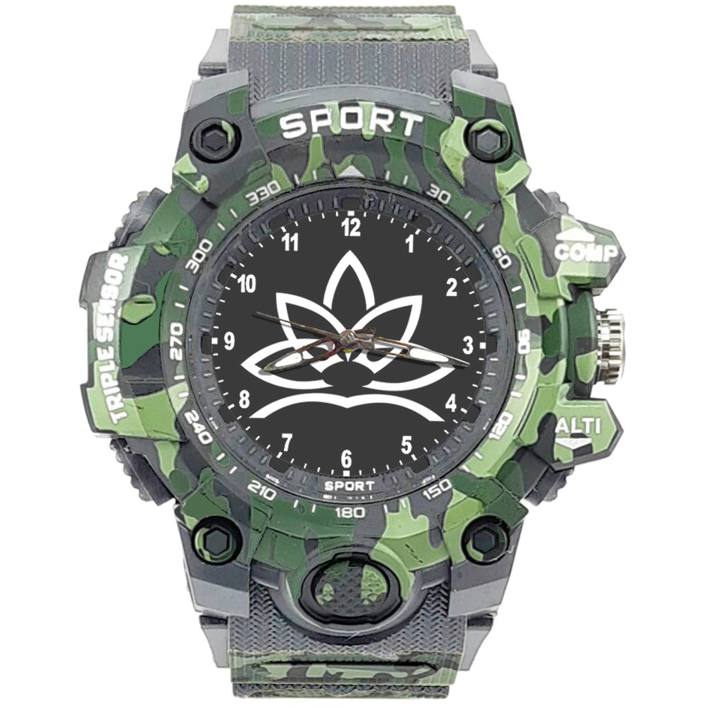 {Istimewa} Jam Tangan PERSAUDARAAN SETIA HATI TERATE - SH 19 Abu Army Water Resistant