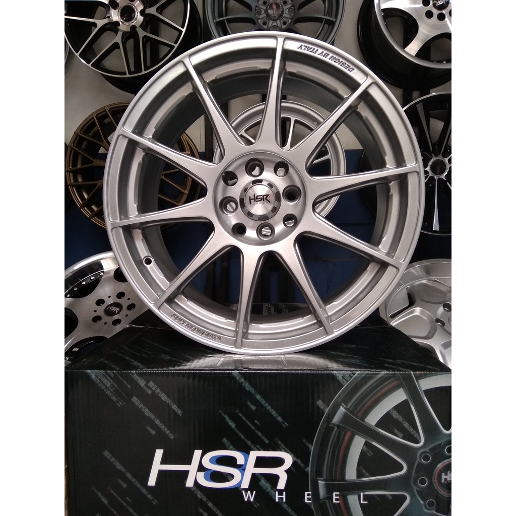 Velg Mobil Ring 17 HSR MODUNG H1090 - PCD H8X100-114,3 ET35 SILVER