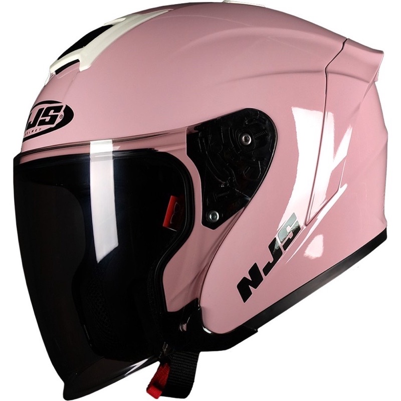 NJS Kairoz Helm Half Face [Original]-Peach Pink