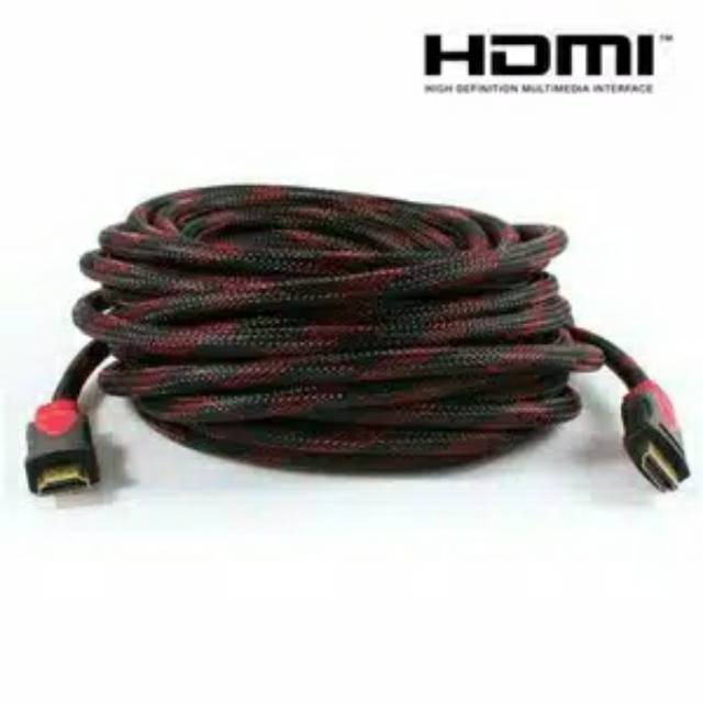 Kabel HDMI 15Meter Jaring Gold Plated