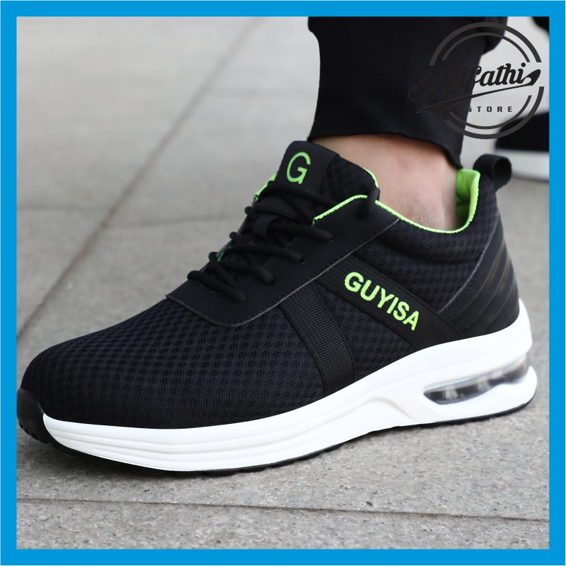 AlFathi Sepatu Safety Sneakers Sport New Ori By Guyisa Black Trendy