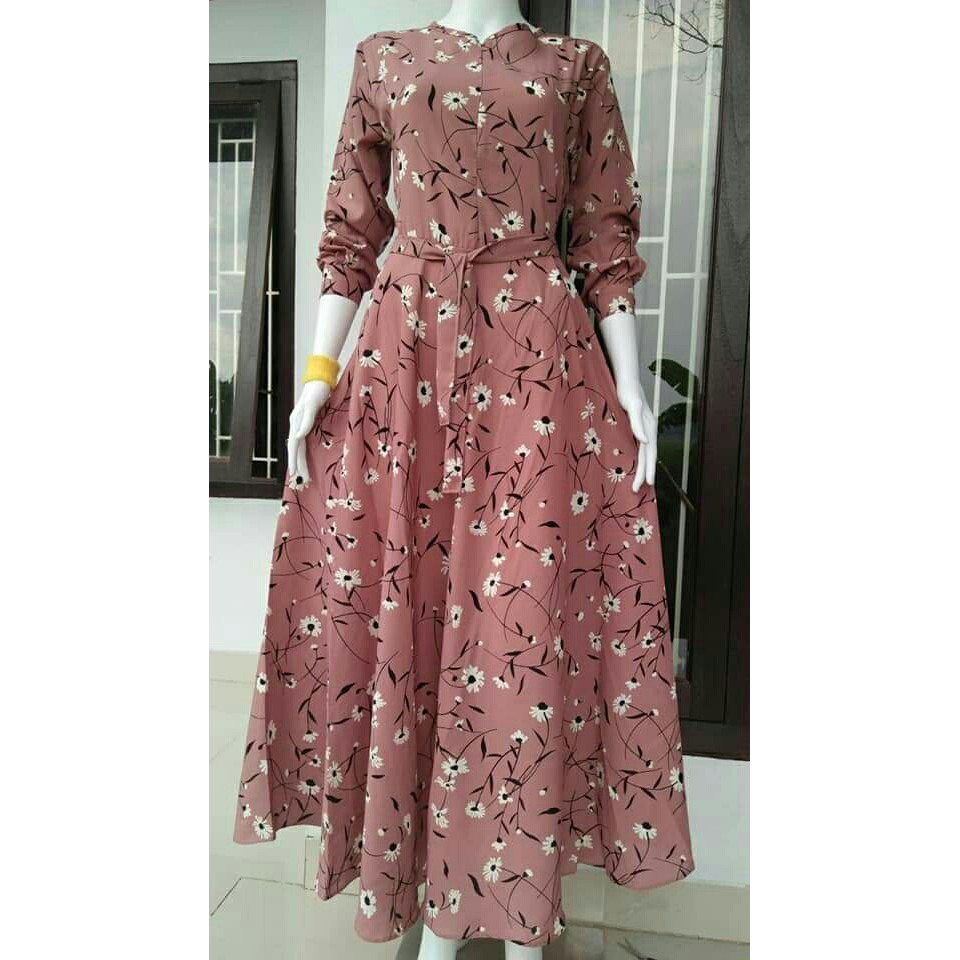 FWG - MAXI MONALISA / MAXY MOTIF BUNGA / MAXY HIJAB TERBARU WANITA / HIJAB WANITA TERBARU