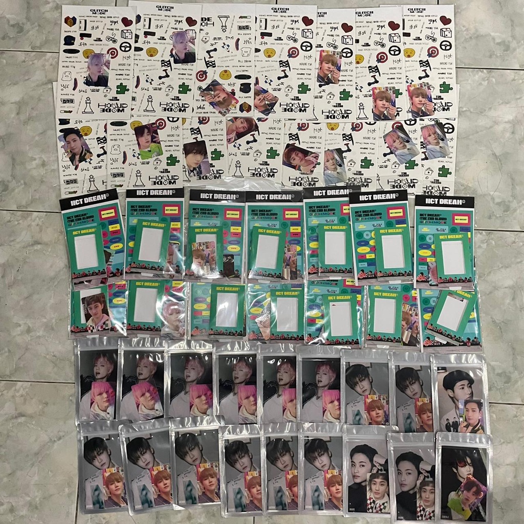 [ READY STOCK ] NCT DREAM - GLITCH MODE GLIMO 2ND LINE UP MD POP UP STORE | TATTO 4 X 6 MINIFRAME | 