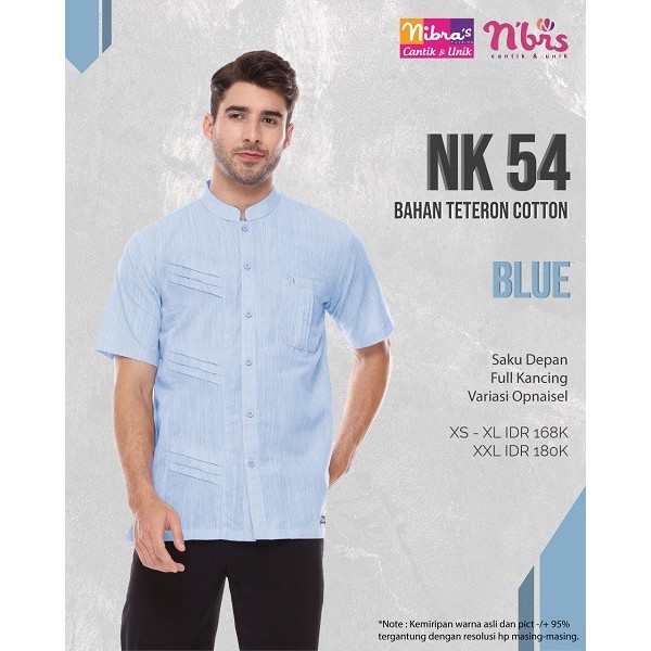 BAJU KOKO NIBRAS NK 54 BAJU KOKO DEWASA NIBRAS NK54