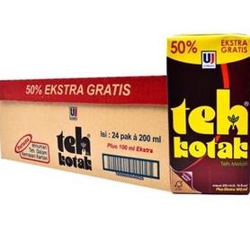 

[ COD ] Teh Kotak Jasmine Ultra Jaya Extra 50% 300ml 1 Dus isi 24 pcs NEW Kode 689