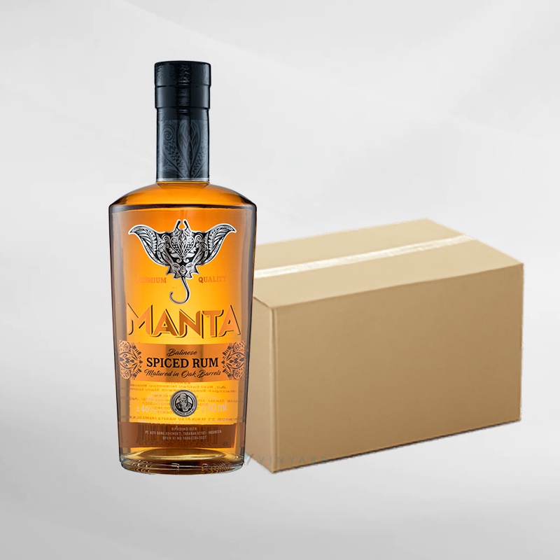 PROMO ( 6 Botol ) Manta Spice Rum 700 ml