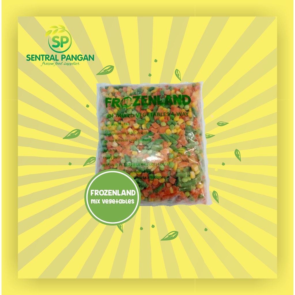 

FROZENLAND mix vegetable 1kg