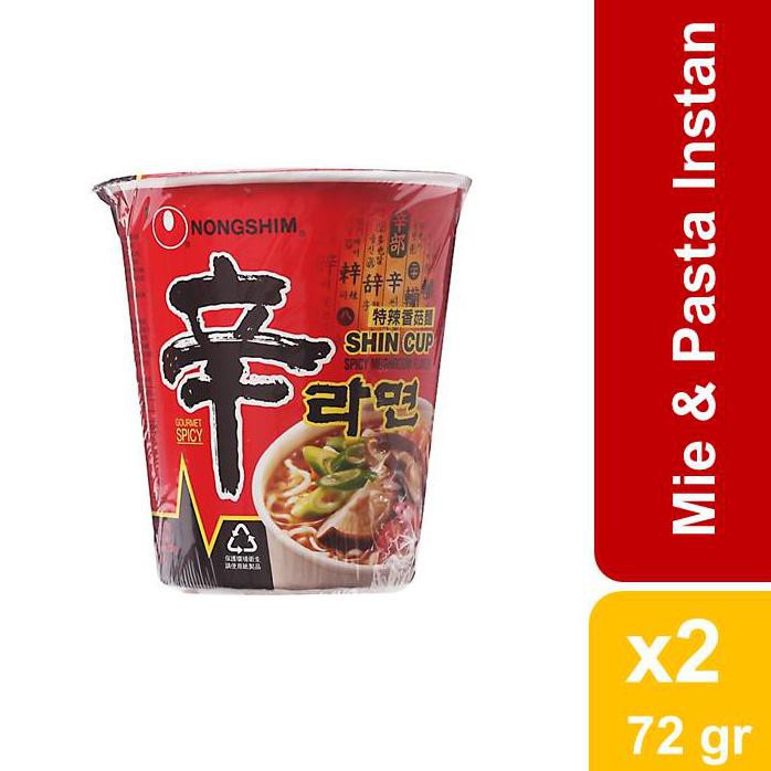 

Ready Stok Nong Shim Shin Ramyun Spicy Mushroom 72 Gr X 2 Pcs