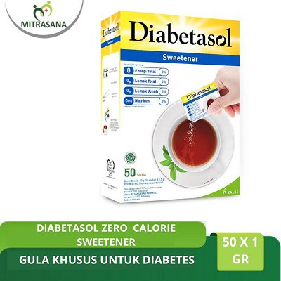 

Diabetasol Zero Calorie Sweetener 50x1gR