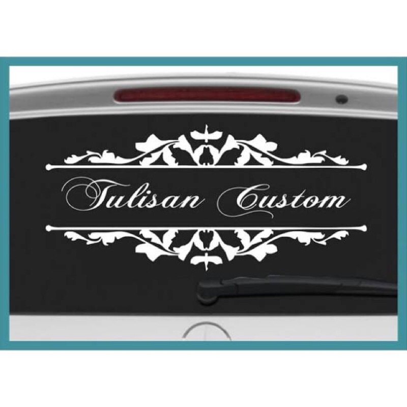 STICKER CUTTING  MOBIL STICER CUTTING CUSTOM  NAMA KACA MOBIL