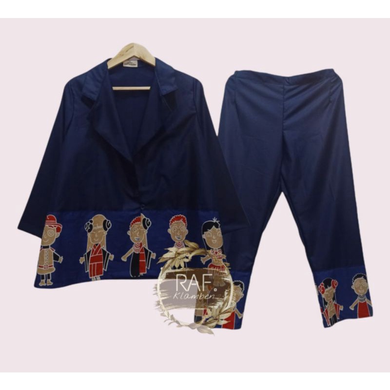 Setelan blezer+celana arumi