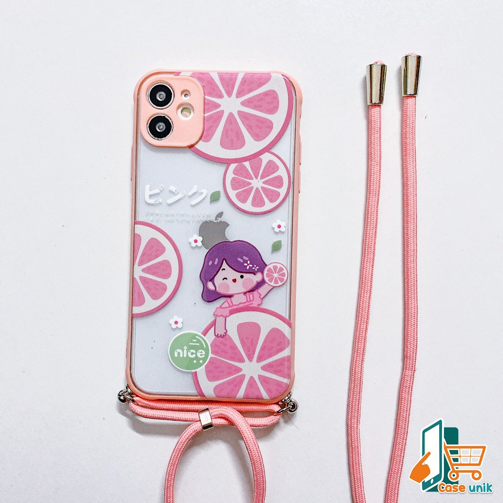 SS169 case Slingcase Tali Lanyard Oppo A9 A5 2020 A31 A8 A52 A92 A53 A33 Reno 4 4f A15 A1K CS2559