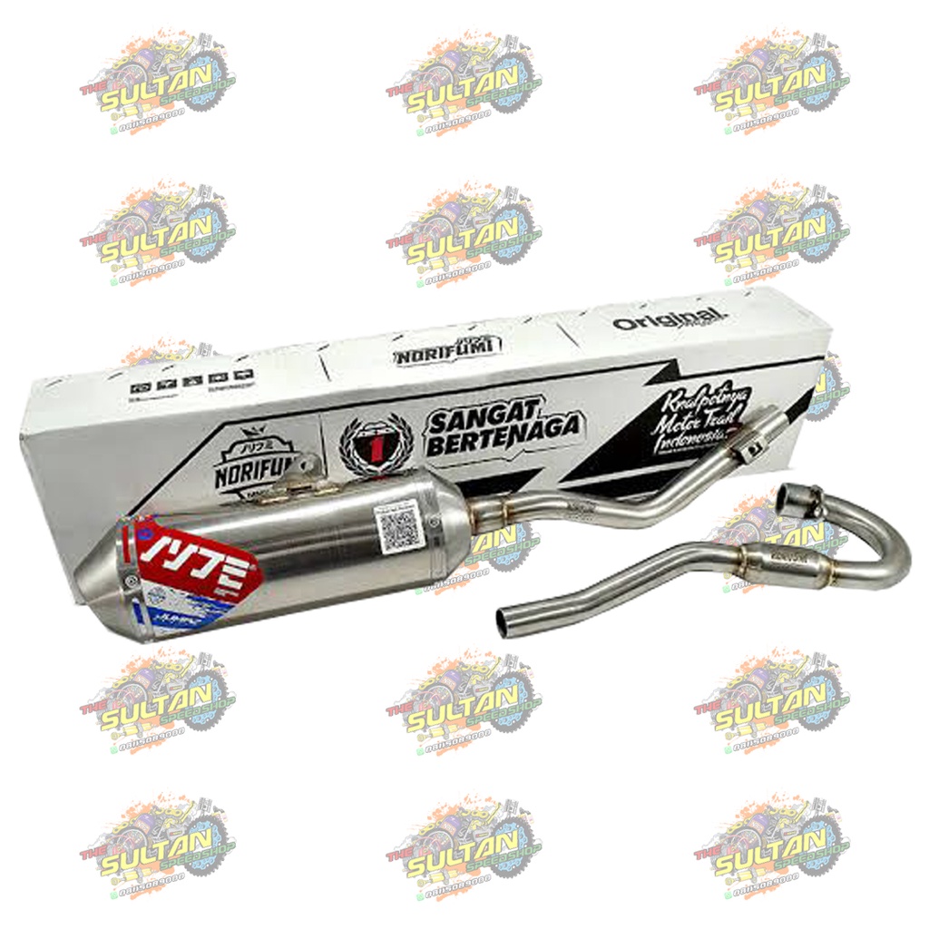 KNALPOT JUMPZ SS NORIFUMI ORIGINAL KLX 150 BF D TRACKER CRF 150 L WR 155