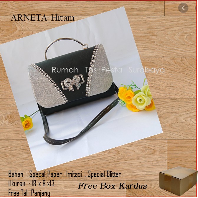 Tas Termurah,Tas Bagus,Tas Unik,ARNETA_Hitam