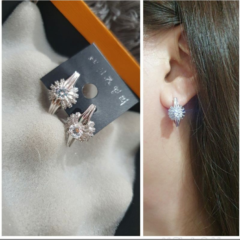 Anting Premium lapis emas anti karat anti alergi Giwang premium Quality mata halus an-p1