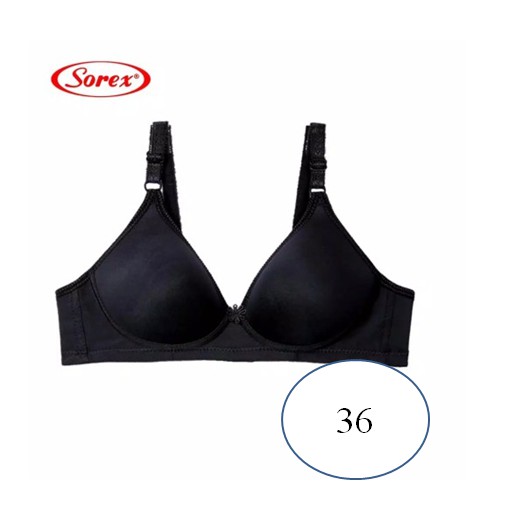Bra BH Tanpa Kawat Super Soft Sorex 17238-36 Hitam