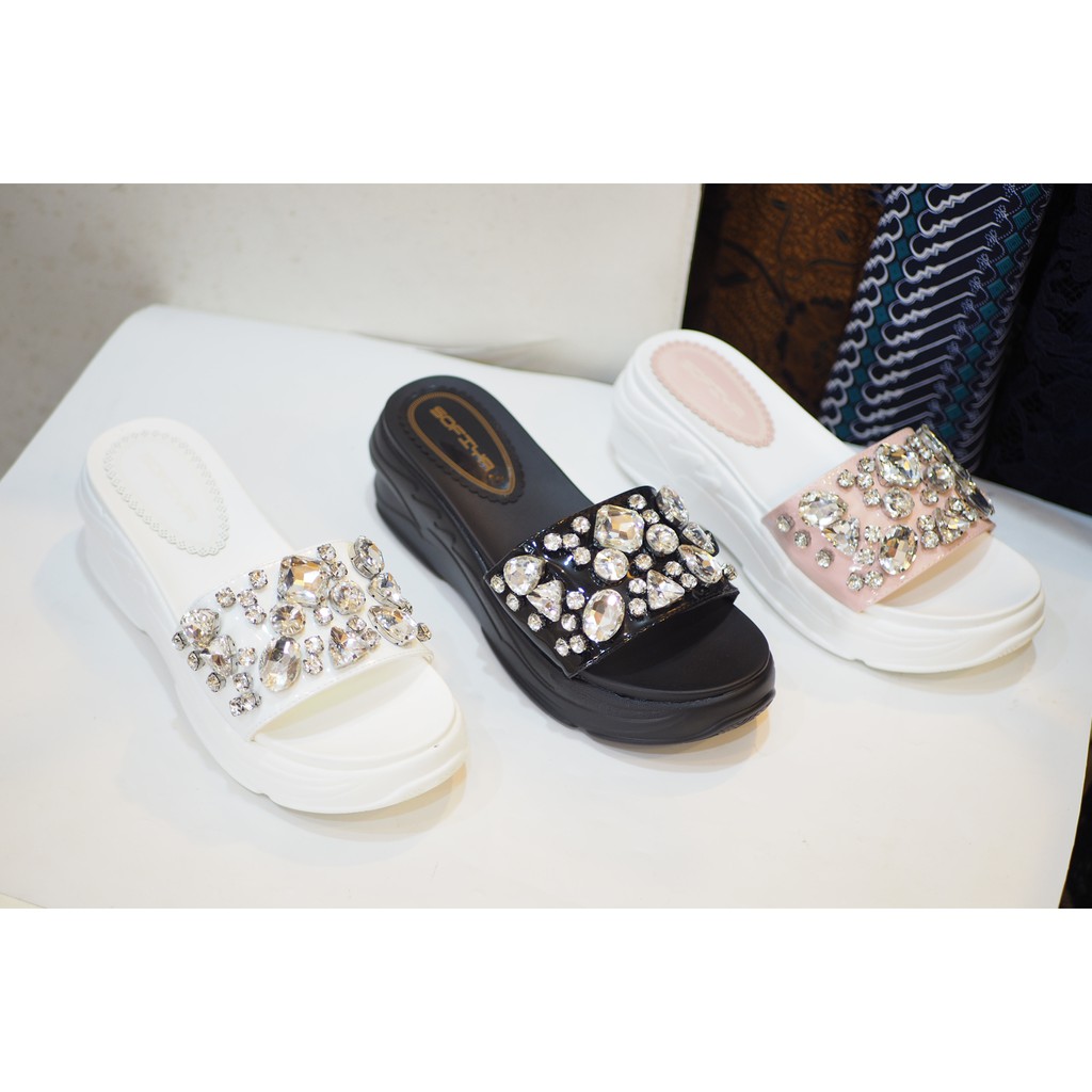 SANDAL WANITA WEDGES IMPOR SOFIYA 1925-2 COD TERMURAH