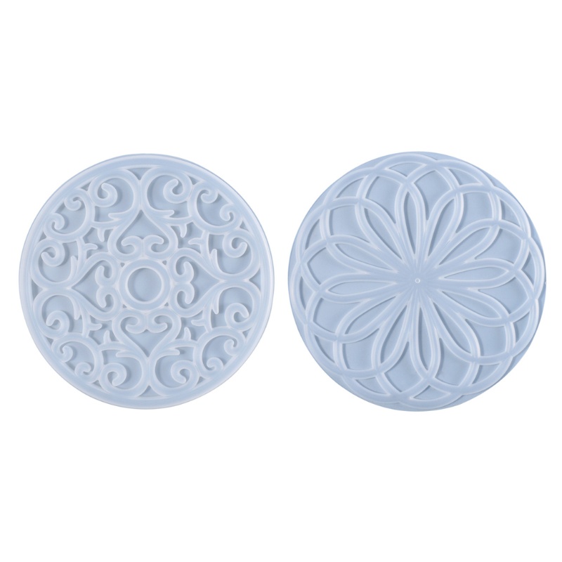 SIY  Mandala Placemat Epoxy Resin Mold Coaster Cup Mat Crafts Casting Silicone Mould