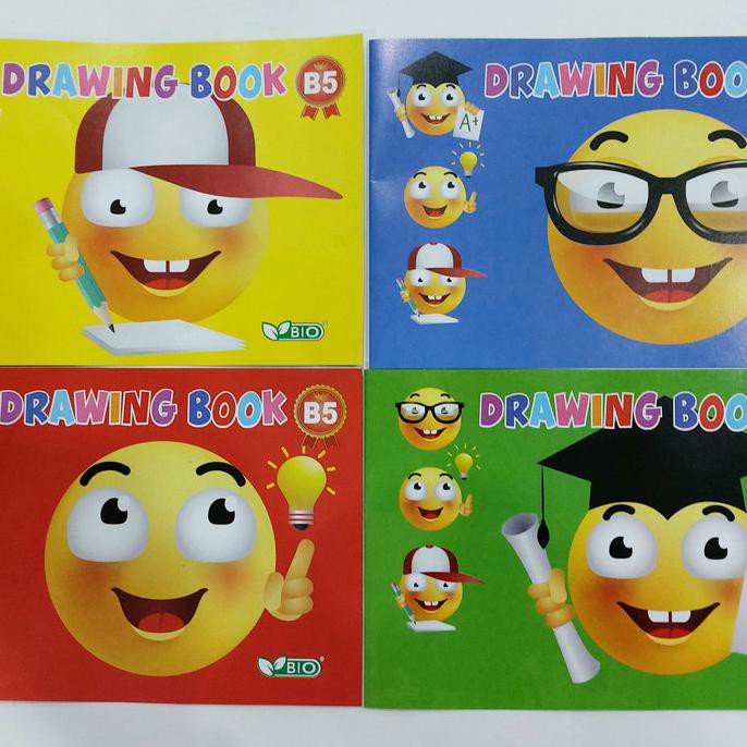 

Eklusif Buku Gambar B5 Emoji Trendi