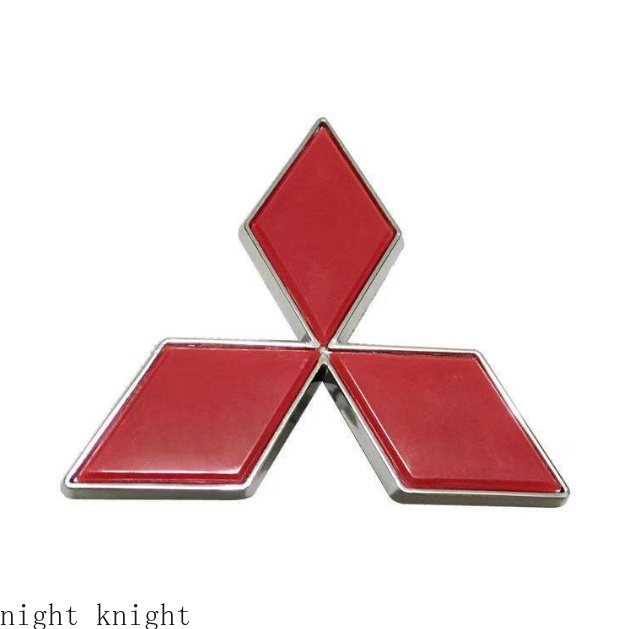 MITSUBISHI Logo Mobil Auto Depan Belakang Tutup Bagasi Emblem Lencana Stiker Stiker Pengganti For Mitsubishi Triton Outlander Mirage ASX Lancer EVO PAJERO GRANDIS GALANT Xpander