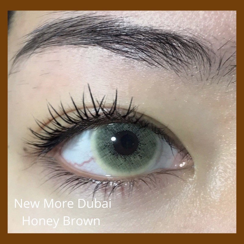 NEW MORE DUBAI OCRE BROWN SOFTLENS - BEST SELLER Diameter 14,5mm